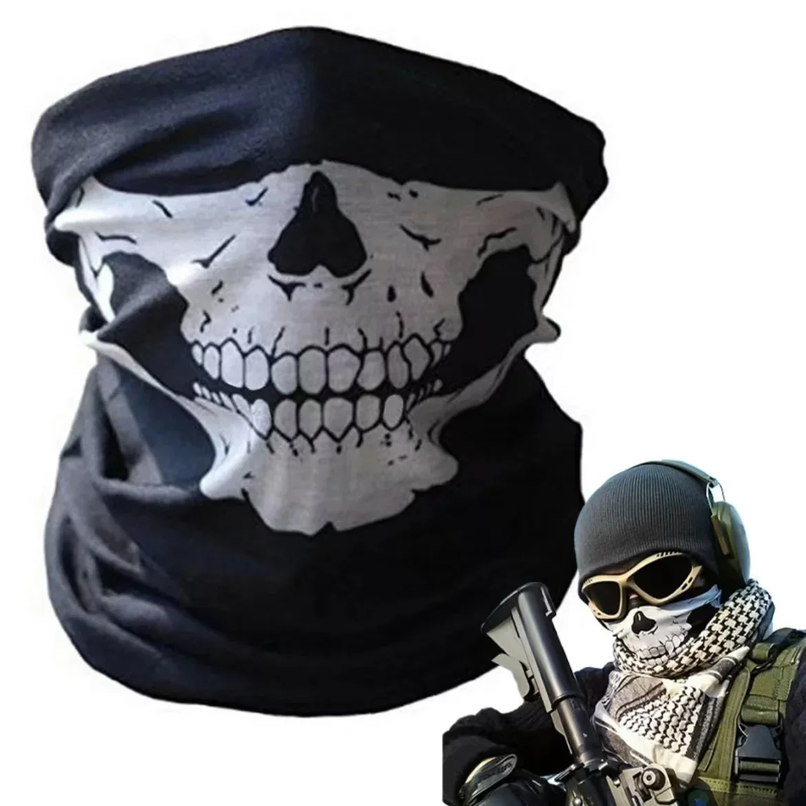 Balaclava Ski Mask - Череп Мужская Балаклава Лыжная Маска Велосипедные