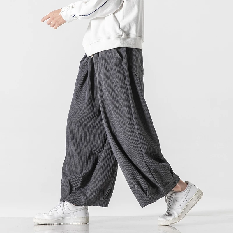 Corduroy Pant Warm - Брюки мужские осенне-зимние японские теплые утепленные