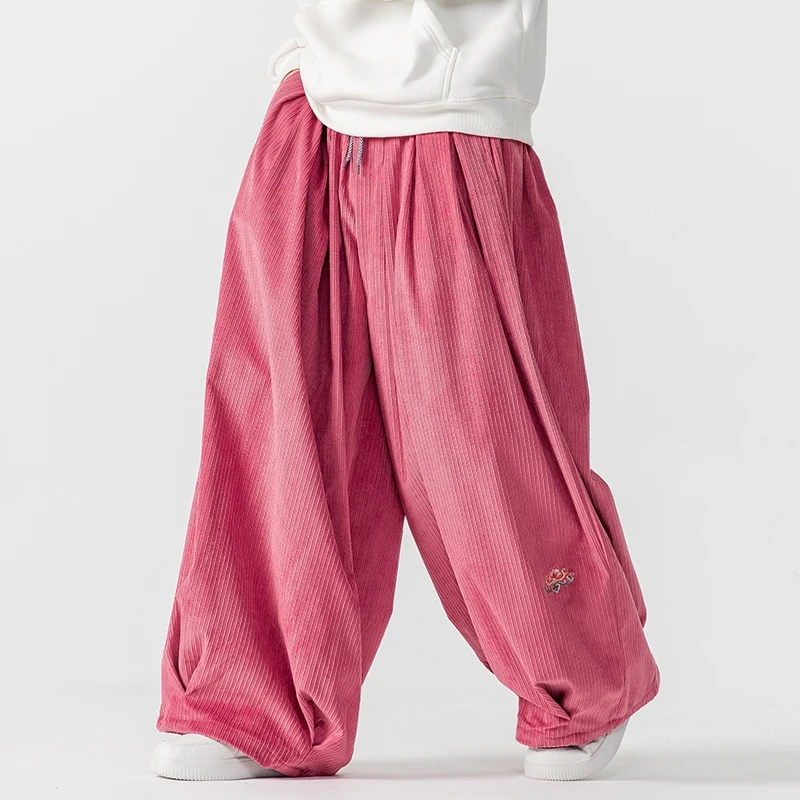Corduroy Pant Warm - Мужские вельветовые брюки с широкими штанинами