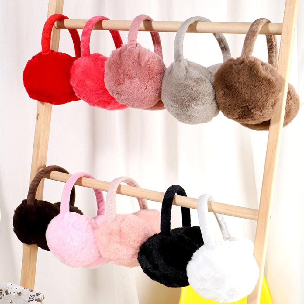 Earmuffs Foldable - Зимние наушники, пушистые женские и мужские