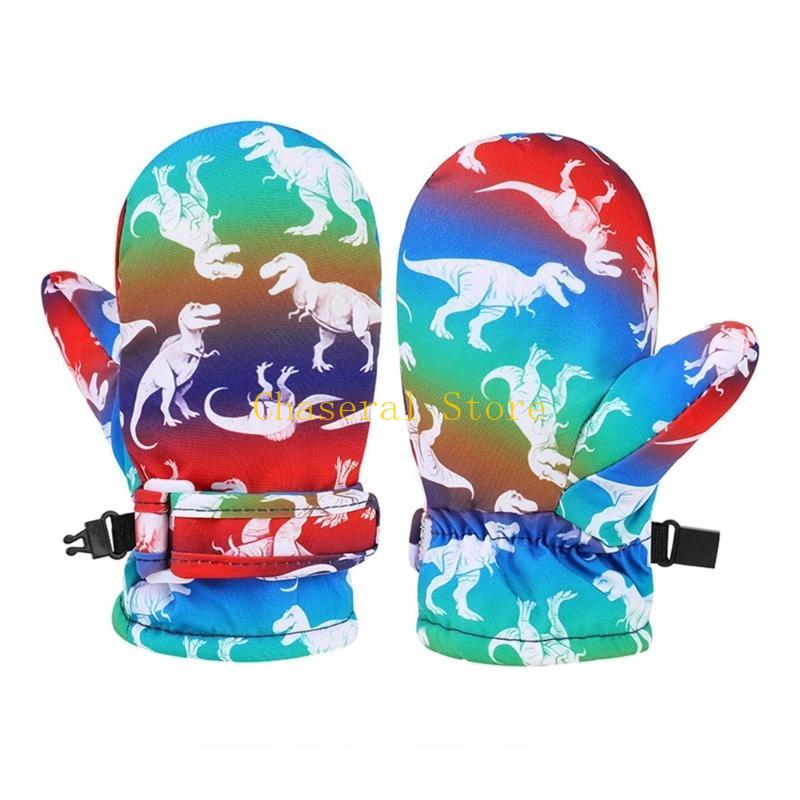 Snow Glove Insulated - E7ce Boy & Girls красочные снежные