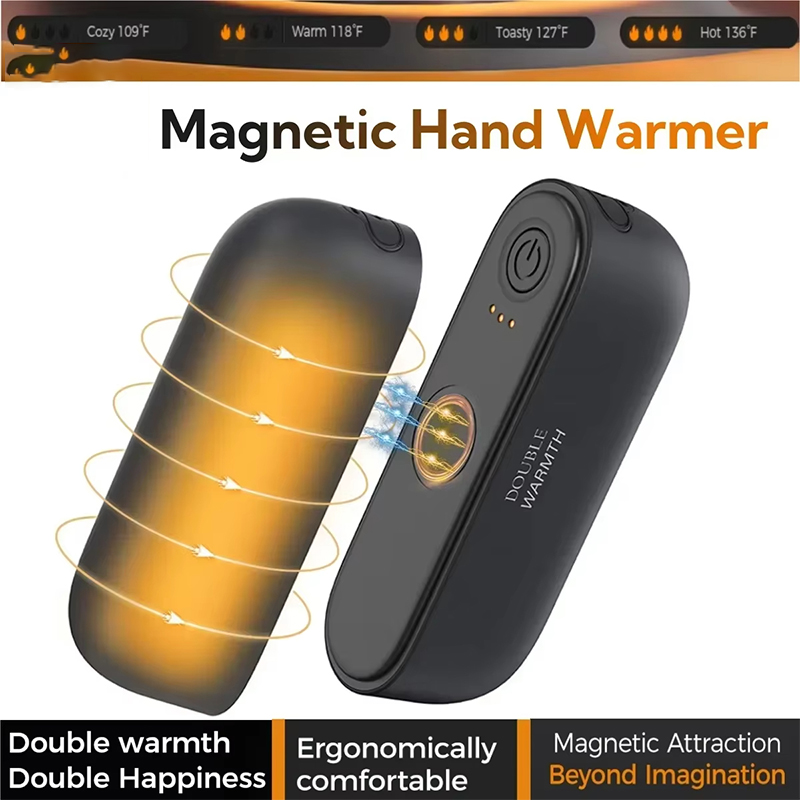 Hand Warmer Electric - Магнитные перезаряжаемые грелки для рук 2-в-1,