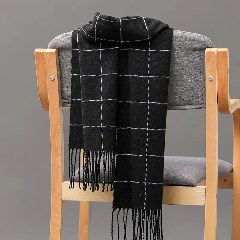 Wool Scarf Men - Новинка 2023, зимний мужской шарф, сохраняющий