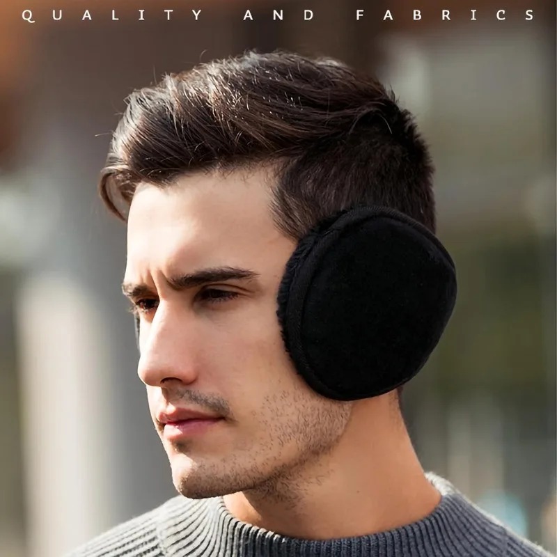 Earmuffs Foldable - Зимние унисекс-наушники из полярного флиса, большие,