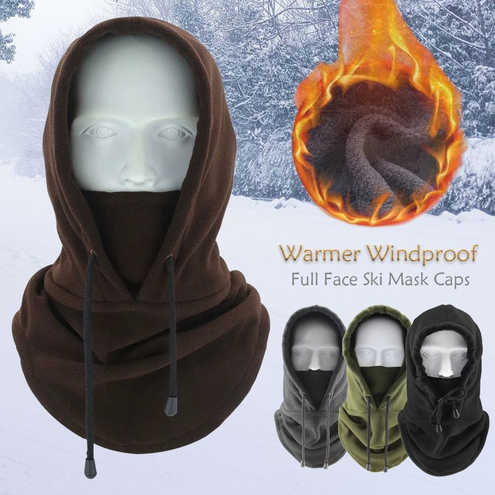 Balaclava Ski Mask - Флисовая Мужская Балаклава, зимняя шапка, облегающие