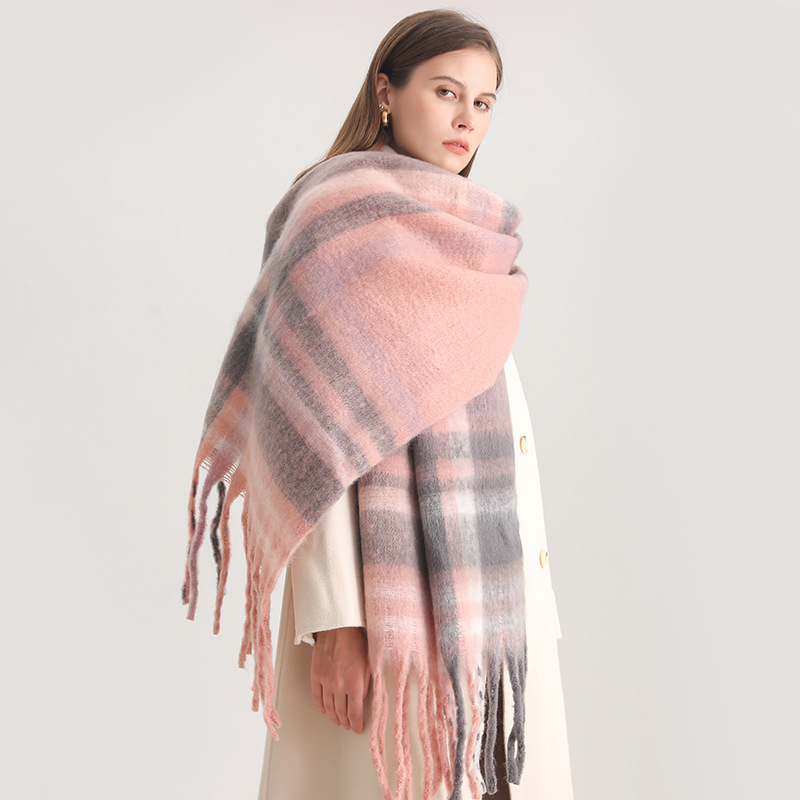 Wool Scarf Men - Корейский зимний шарф из искусственного кашемира,
