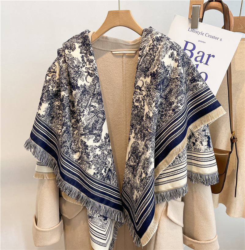 Cashmere Pashmina Wrap - Роскошный женский шарф из смеси кашемира