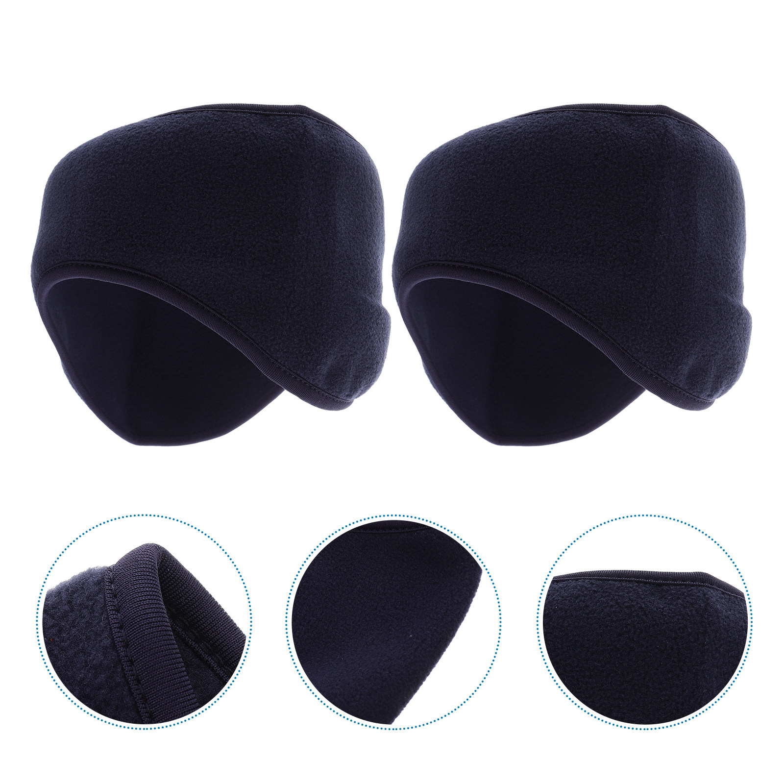 Fleece Ear Warmer Band - 2 шт. Теплая ветрозащитная повязка на