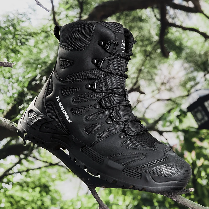 Waterproof Winter Boot - Мужские уличные походные тактические ботинки, ботильоны