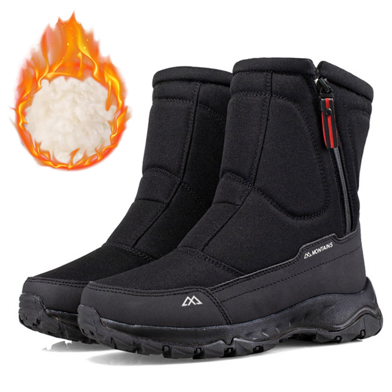 Waterproof Winter Boot - Мужские зимние водонепроницаемые утепленные ботинки с