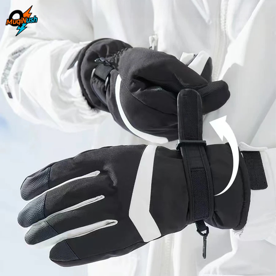 Snow Glove Insulated - MuqiNush водонепроницаемые ветрозащитные сноубордические бархатные изолированные