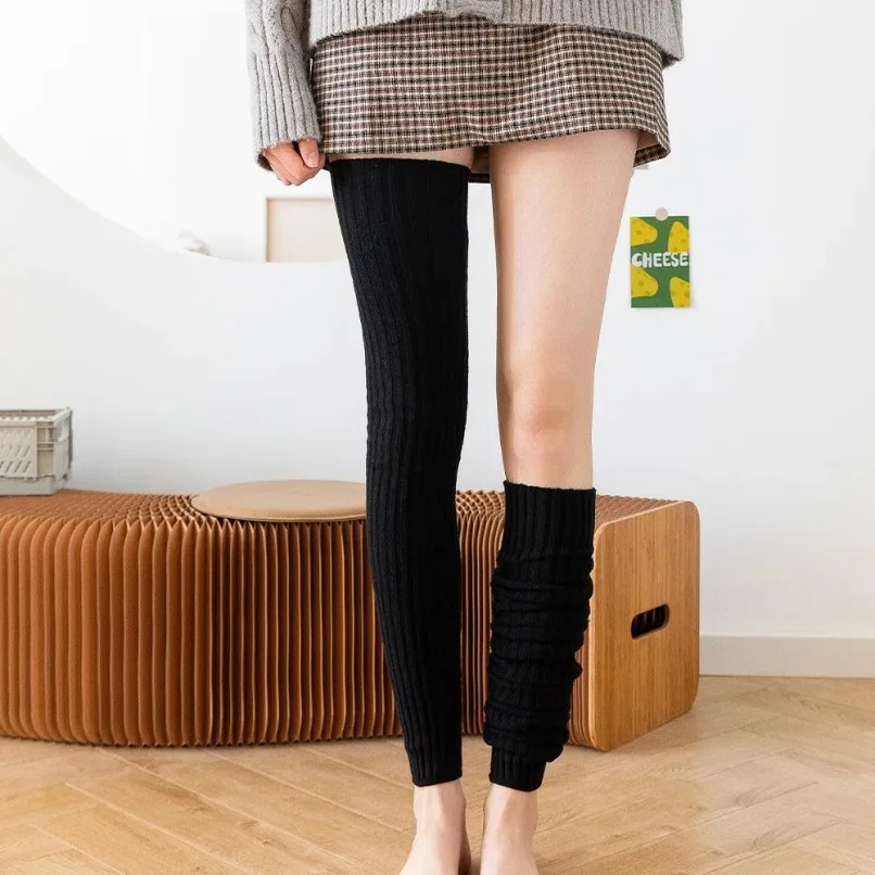 Thermal Sock Wool - Носки выше колена, теплые женские гетры,