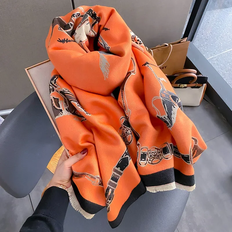 Cashmere Pashmina Wrap - 2024, роскошная теплая шаль из пашмины,