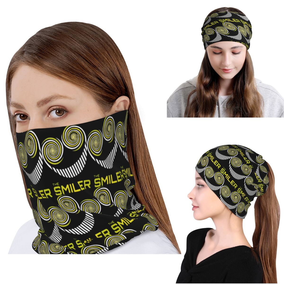 Knit Beanie Hat Warm - Многофункциональный шарф-бандана The Smiler Alton Towers