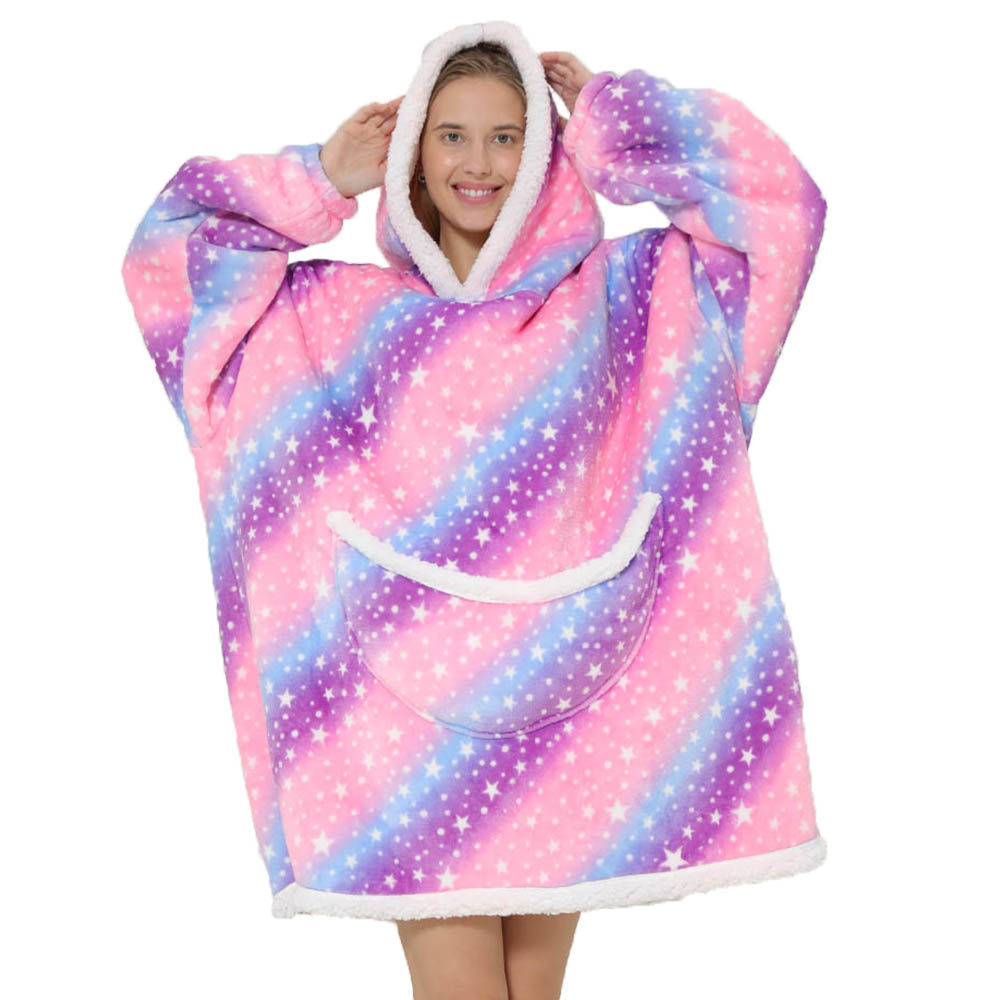 Одеяло Женское зимнее флисовое – обзор и цена Sherpa Hoodie Fleece