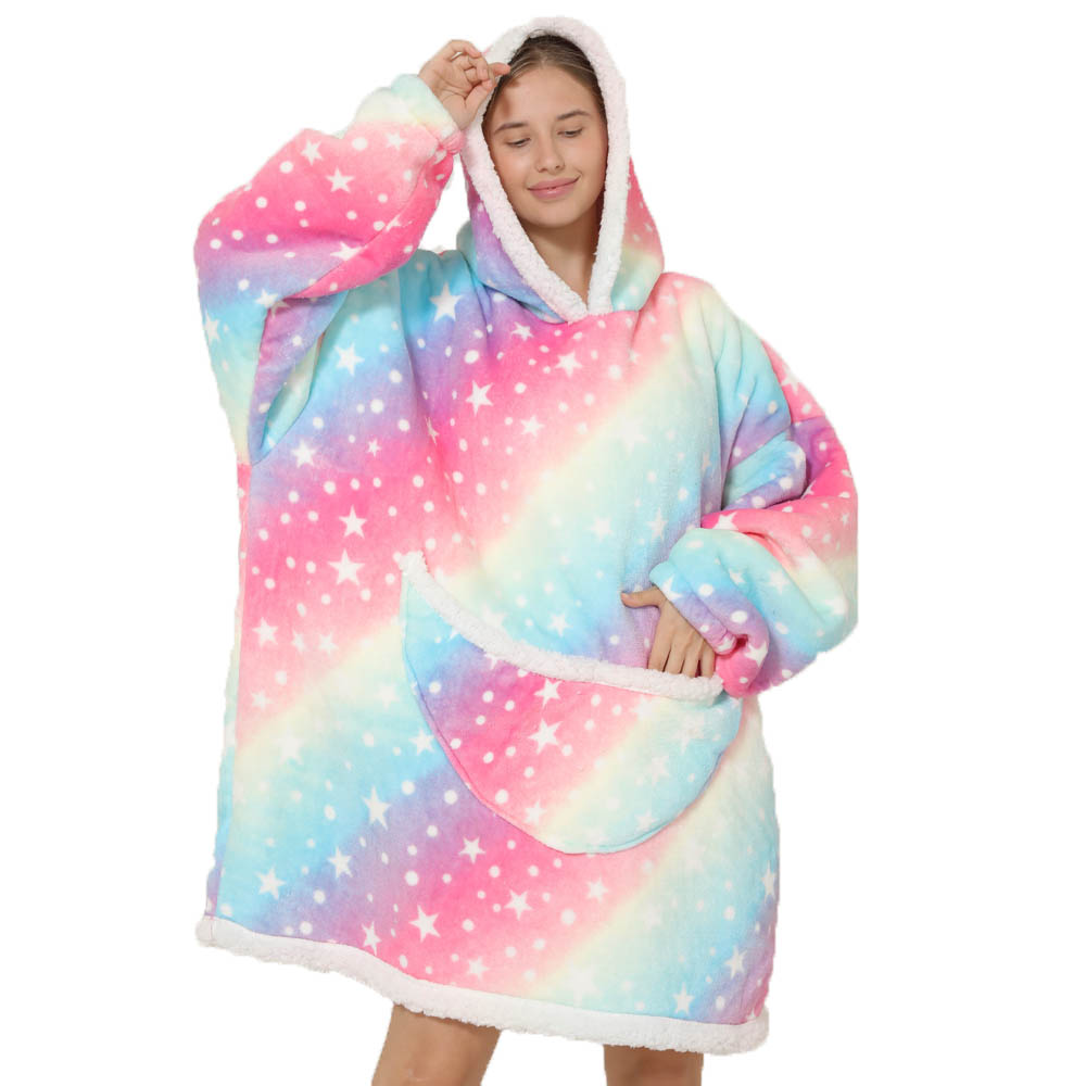 Одеяло Женское зимнее флисовое – обзор и цена Sherpa Hoodie Fleece