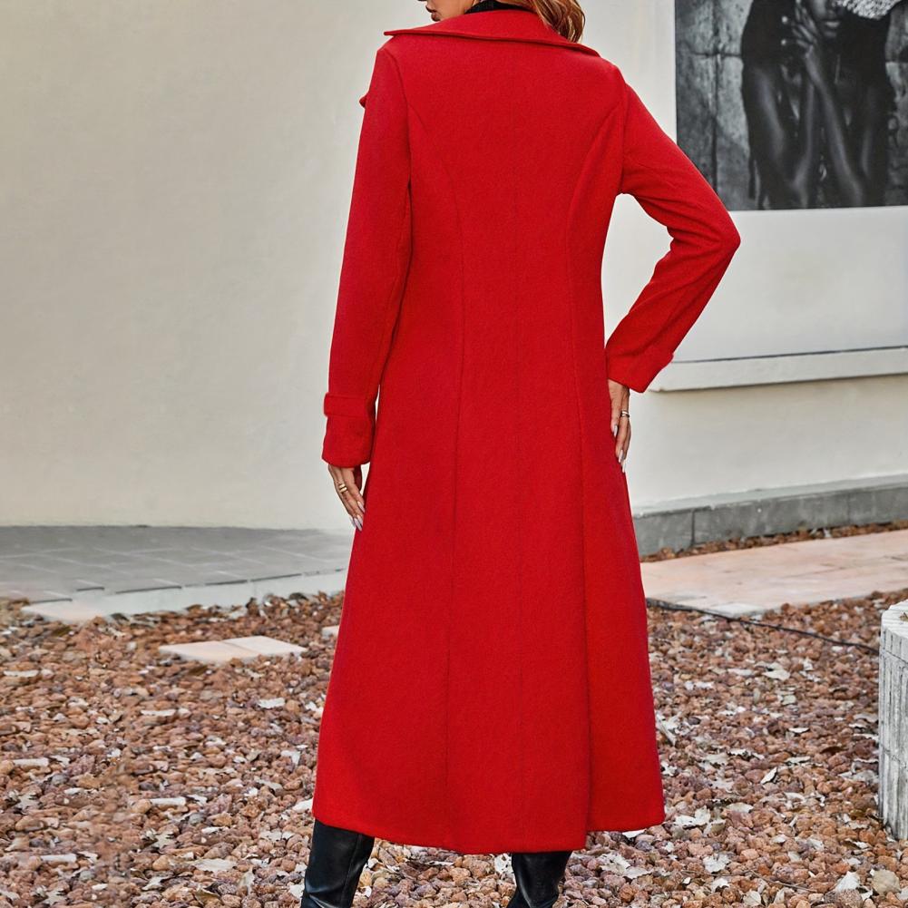 Женское длинное шерстяное паль – обзор и цена Wool Coat Peacoat