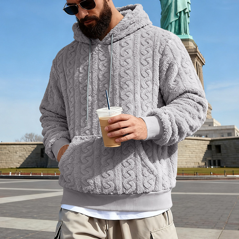 Мужская флисовая толстовка с к – обзор и цена Sherpa Hoodie Fleece