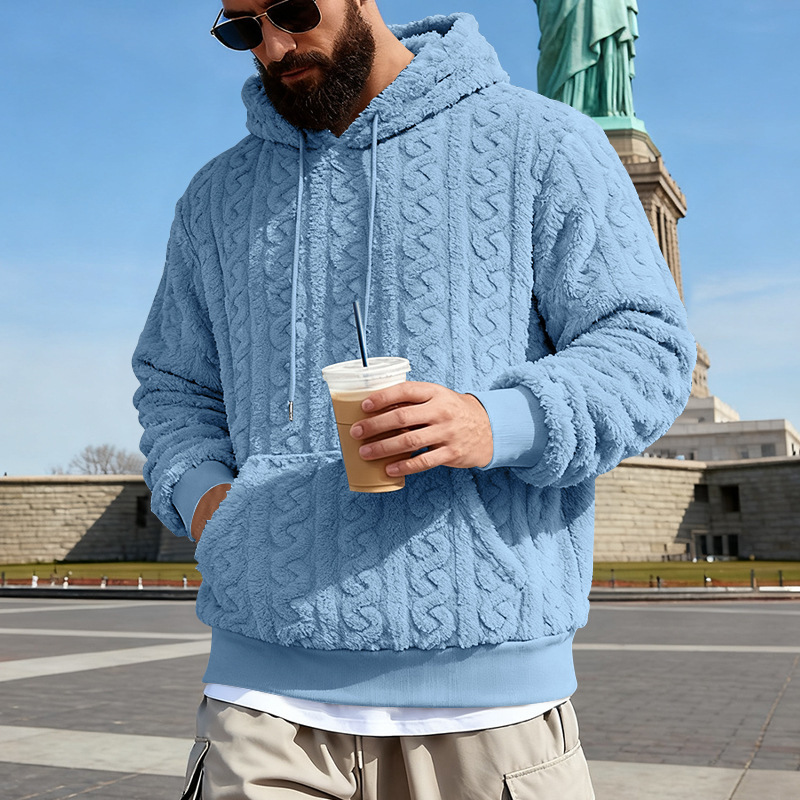 Мужская флисовая толстовка с к – обзор и цена Sherpa Hoodie Fleece