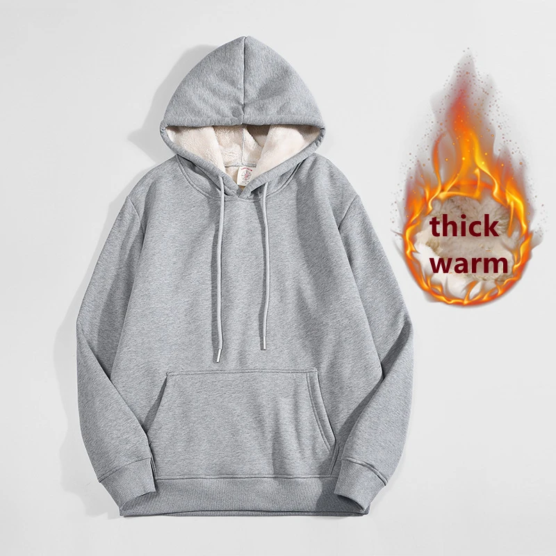 Высококачественные серые толст – обзор и цена Sherpa Hoodie Fleece