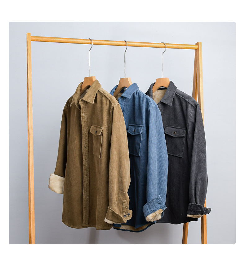 Мужская вельветовая куртка-руб – обзор и цена Flannel Shirt Lined