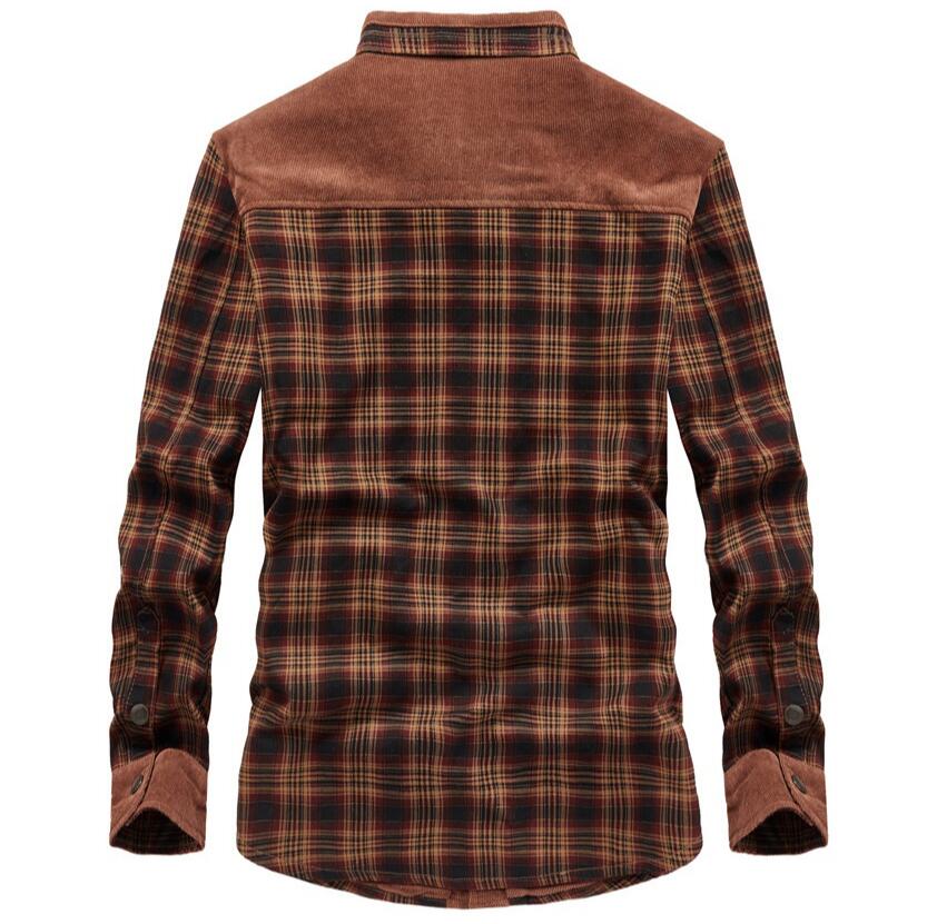 Мужские зимние ветрозащитные т – обзор и цена Flannel Shirt Lined
