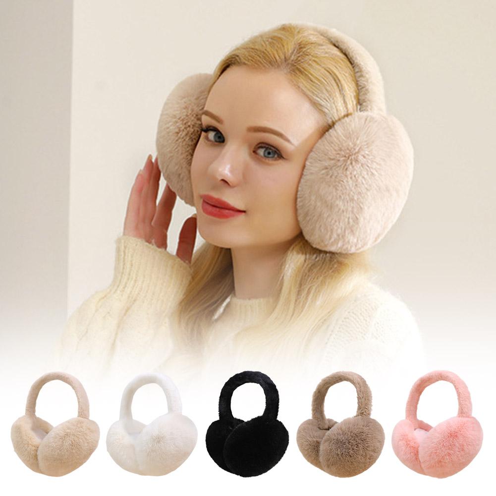 Модные зимние теплые пушистые  – обзор и цена Earmuffs Foldable