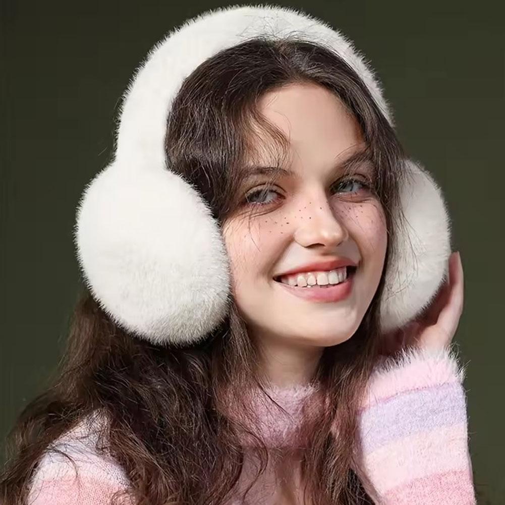 Модные зимние теплые пушистые  – обзор и цена Earmuffs Foldable
