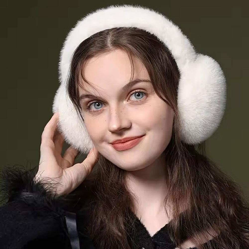 Модные зимние теплые пушистые  – обзор и цена Earmuffs Foldable