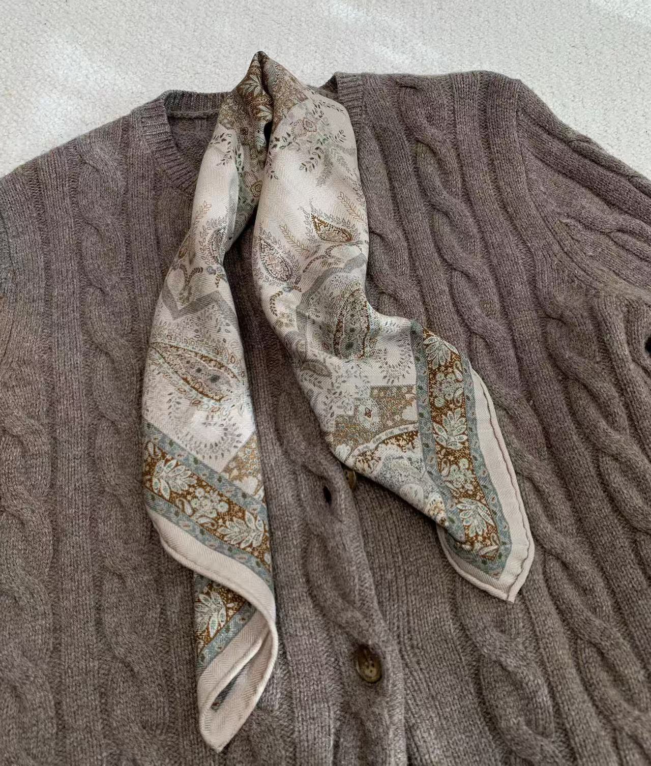 Шерстяной шарф-бандана 2026 из – обзор и цена Wool Scarf Men