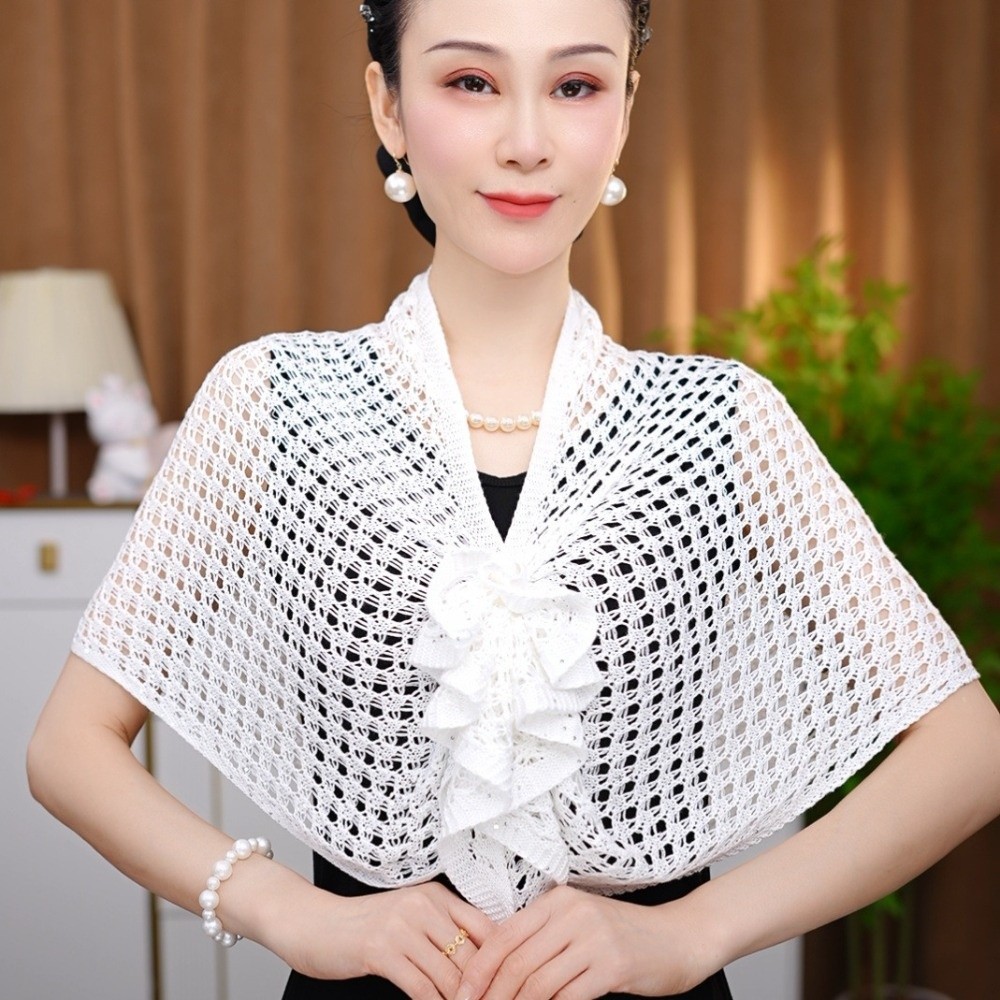 Блестящий ажурный кардиган с з – обзор и цена Shawl Wrap Winter