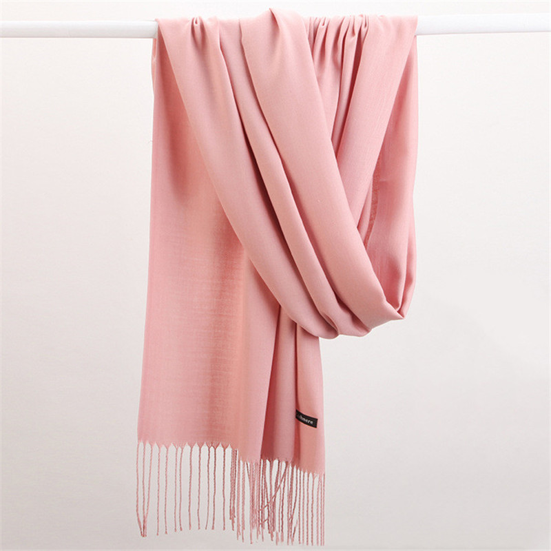 Модный однотонный женский шарф – обзор и цена Cashmere Pashmina Wrap