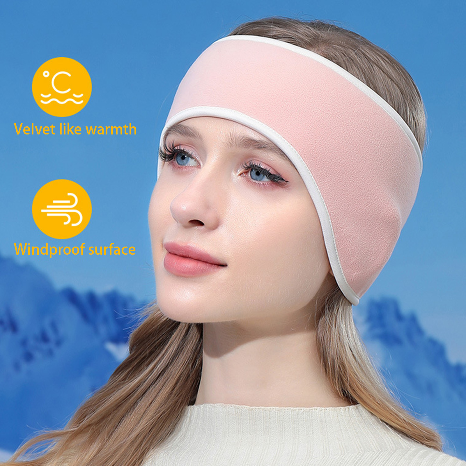 Легкие зимние флисовые термона – обзор и цена Fleece Ear Warmer Band