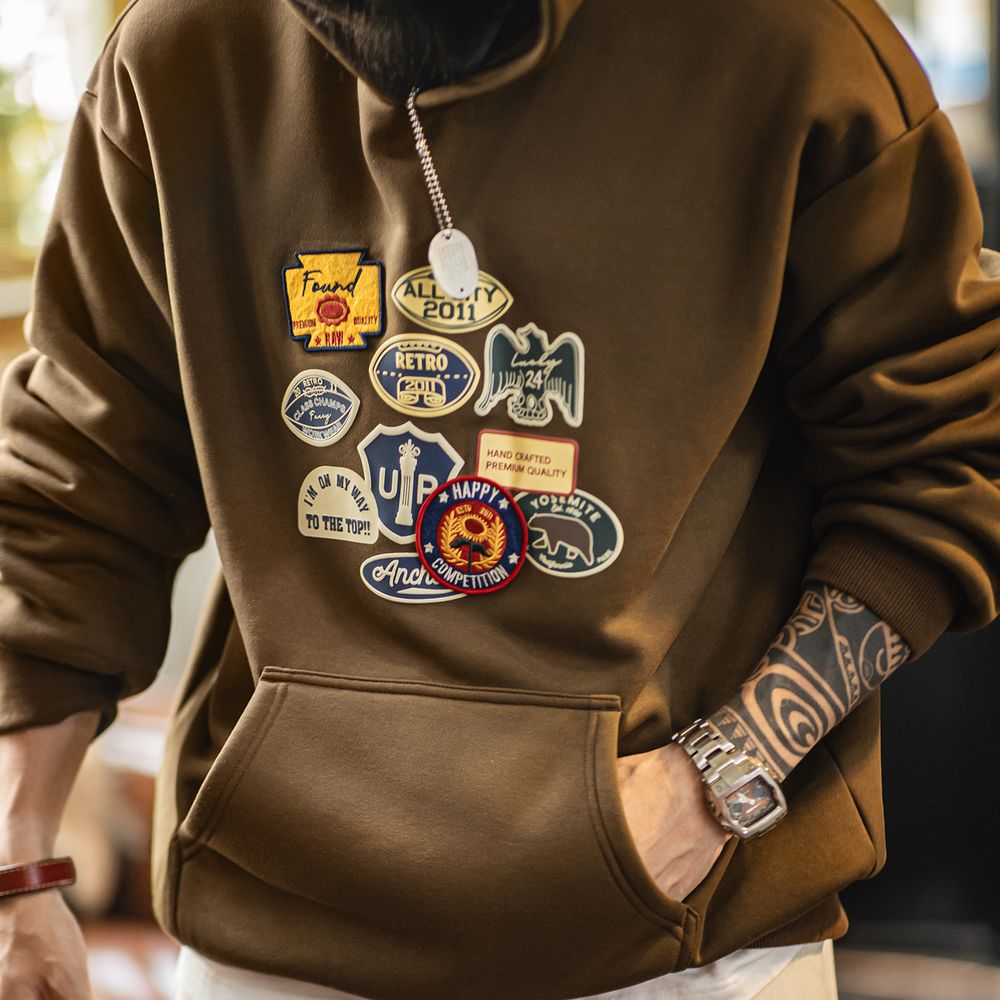Винтажная мужская толстовка с  – обзор и цена Sherpa Hoodie Fleece