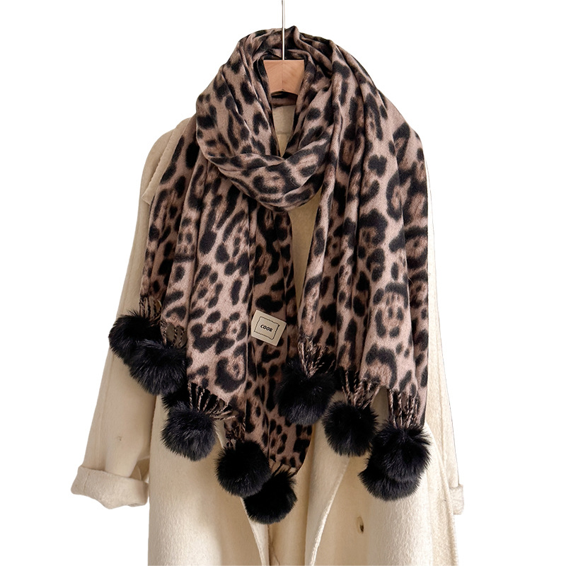 Новые роскошные зимние леопард – обзор и цена Cashmere Pashmina Wrap