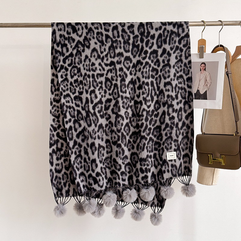 Новые роскошные зимние леопард – обзор и цена Cashmere Pashmina Wrap