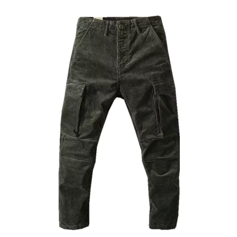 Весенне-осенние новые модные о – обзор и цена Corduroy Pant Warm