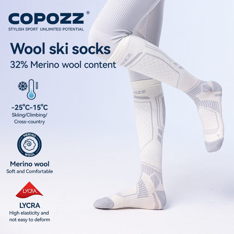 COPOZZ зимние лыжные носки из  – обзор и цена Thermal Sock Wool