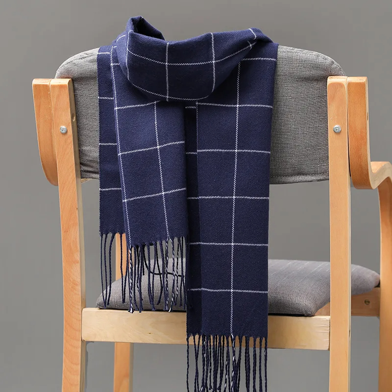 Новинка 2023, зимний мужской ш – обзор и цена Wool Scarf Men