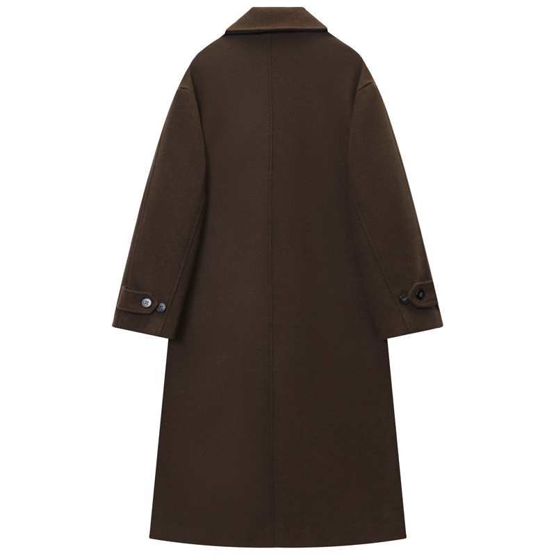 HXAO женское пальто коричневые – обзор и цена Wool Coat Peacoat
