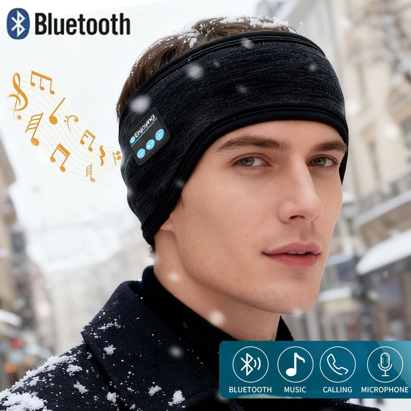 Беспроводные Bluetooth-наушник – обзор и цена Winter Headband Fleece