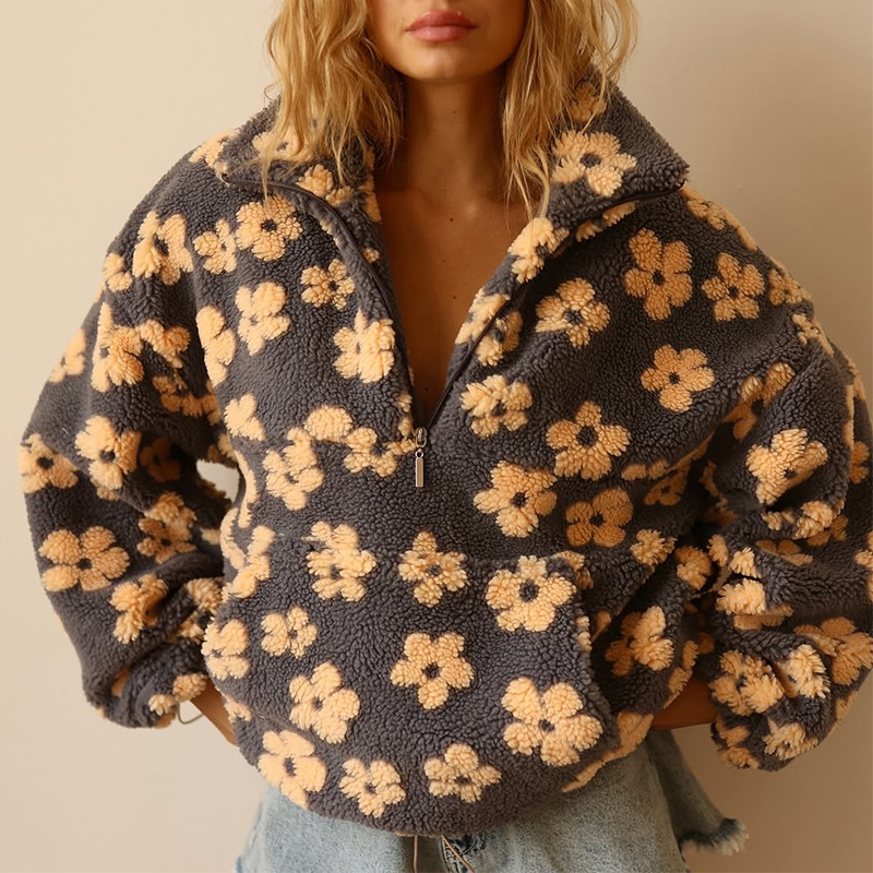 Женский укороченный флисовый с – обзор и цена Sherpa Hoodie Fleece