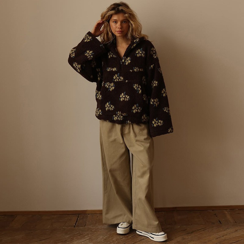 Женский укороченный флисовый с – обзор и цена Sherpa Hoodie Fleece