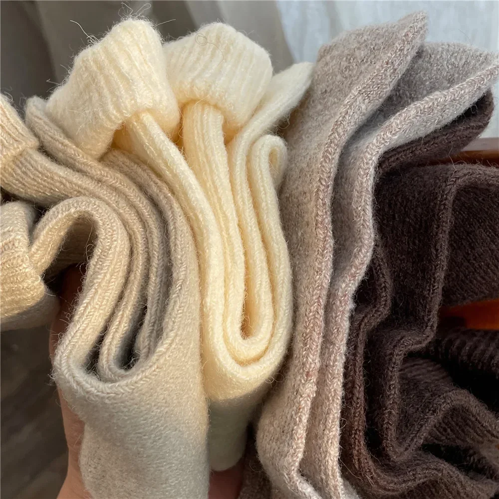 Однотонные женские зимние толс – обзор и цена Thermal Sock Wool
