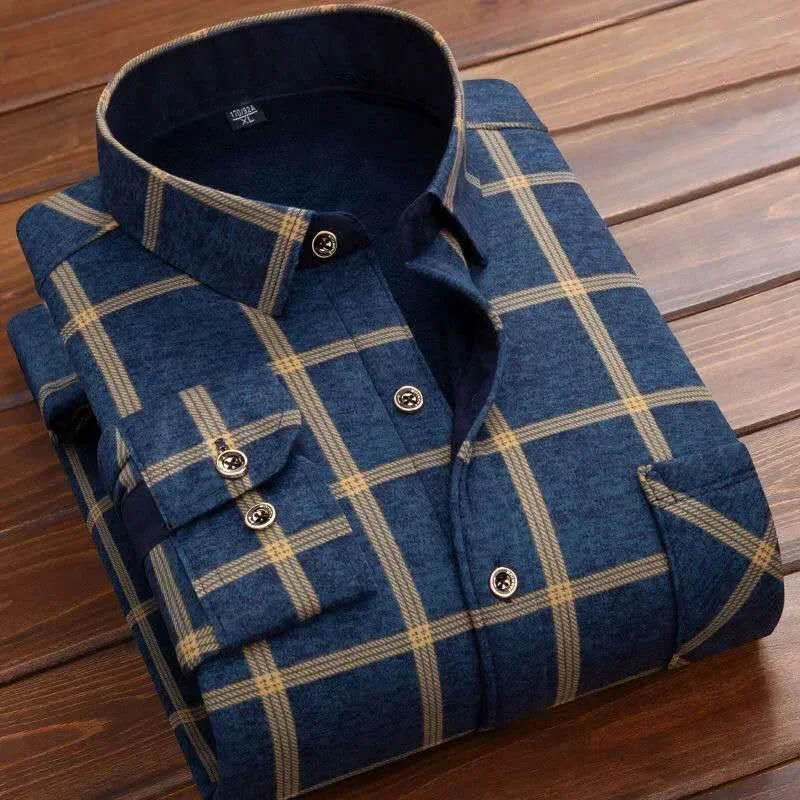 2025: мужские зимние теплые кл – обзор и цена Flannel Shirt Lined