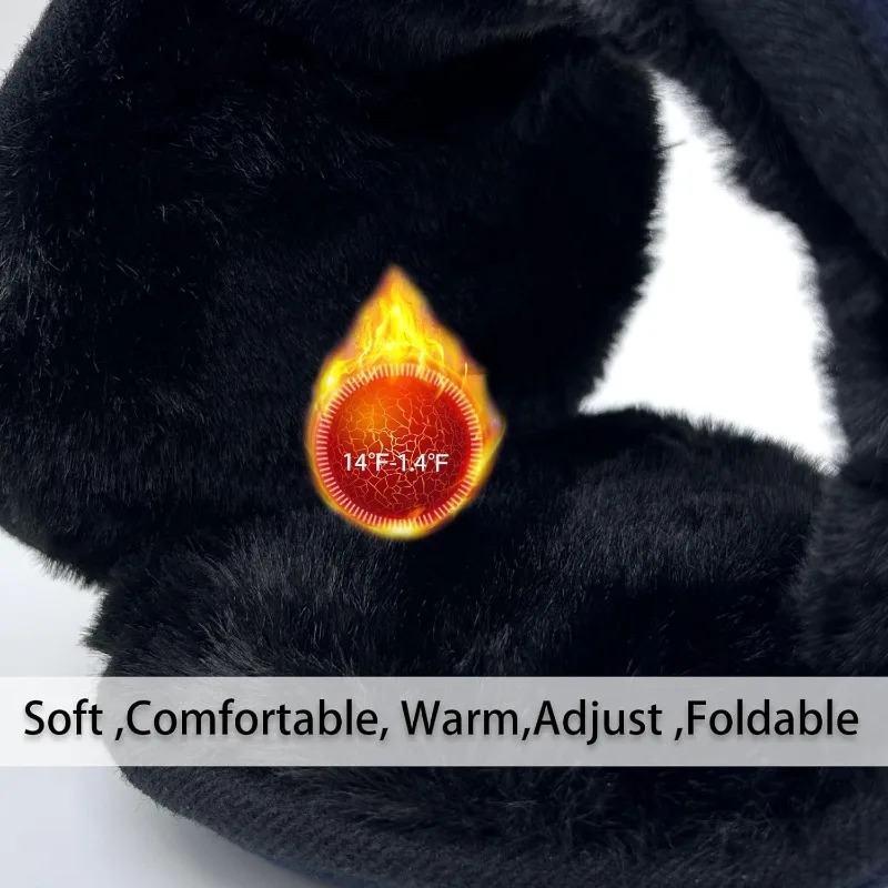 Зимние унисекс-наушники из пол – обзор и цена Earmuffs Foldable
