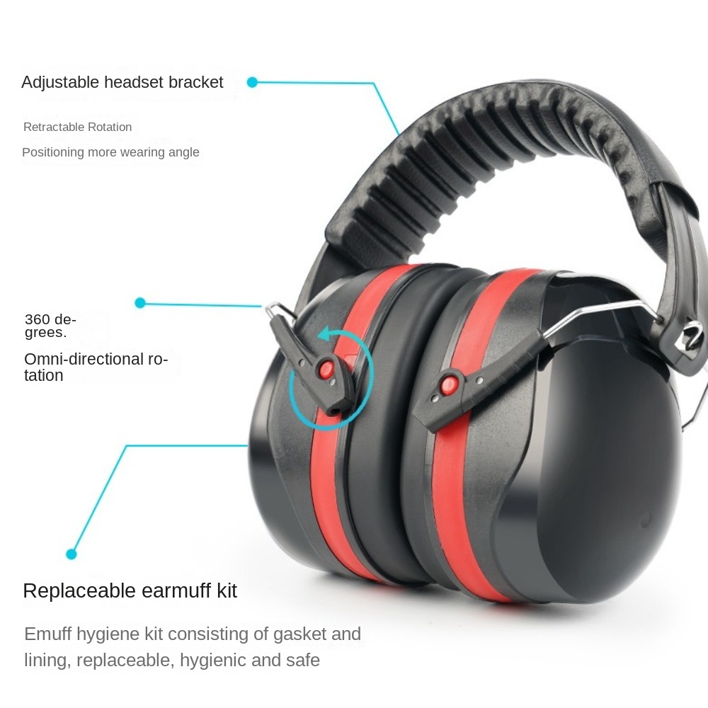 Складные противошумные наушник – обзор и цена Earmuffs Foldable