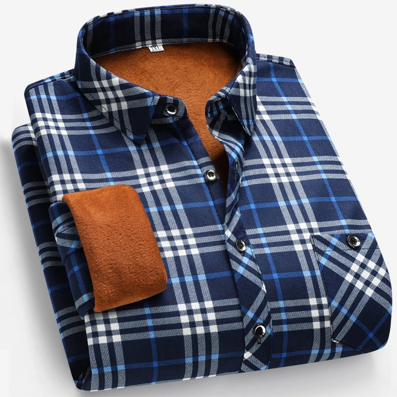 Осенне-зимняя мужская рубашка  – обзор и цена Flannel Shirt Lined
