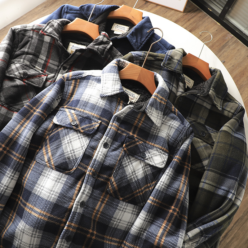Мужская фланелевая рубашка в к – обзор и цена Flannel Shirt Lined