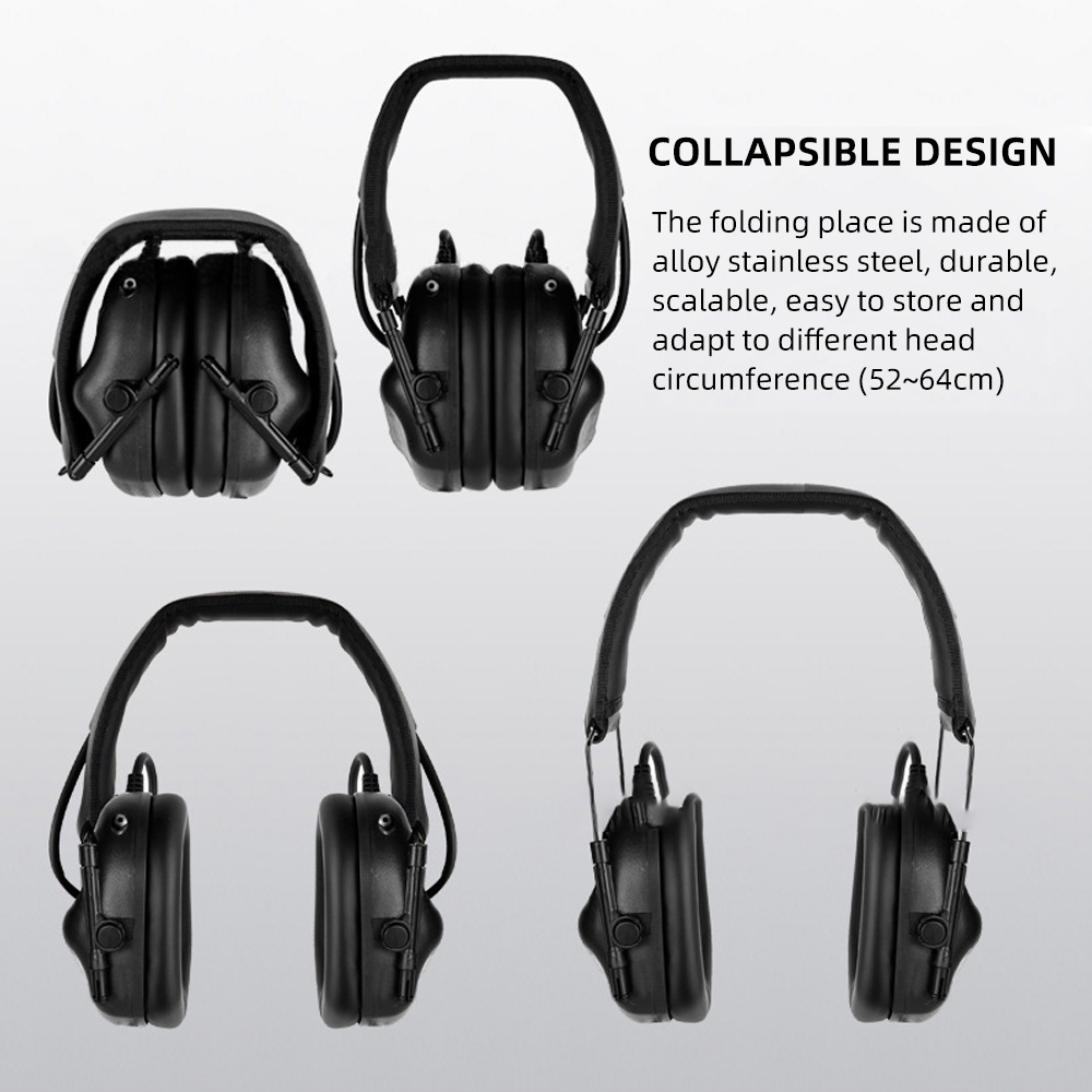 Тактическая электронная гарнит – обзор и цена Earmuffs Foldable